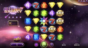 Starburst Galaxy Slot Gameplay Screenshot
