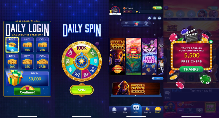 Bonuses at Big Fish Casino
