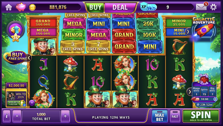 Gambino Slots lobby