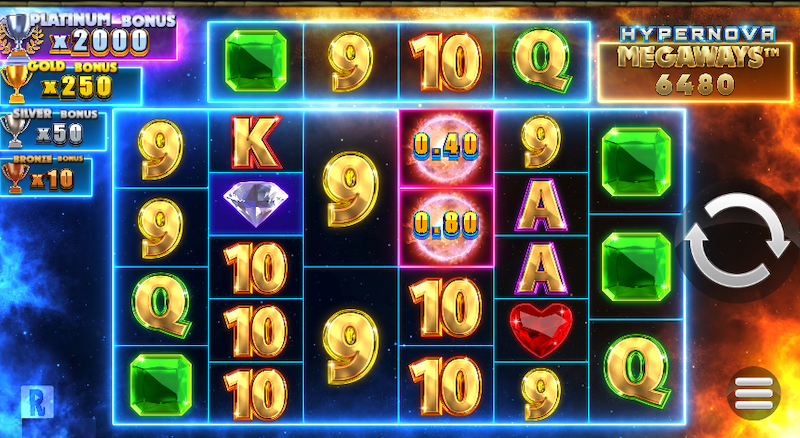 Hypernova Megaways at Hollywood Online Casino