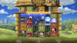 Big Bad Wolf Megways Gameplay Screenshot