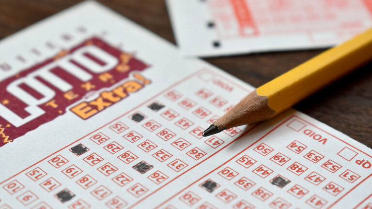 Texas Lottery Selection Slip Pencil