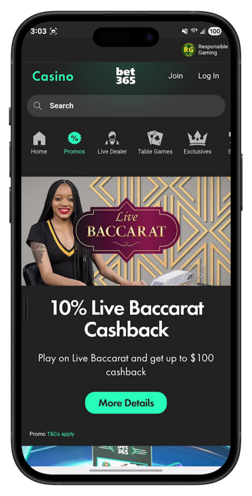 bet365 Casino App Promotions