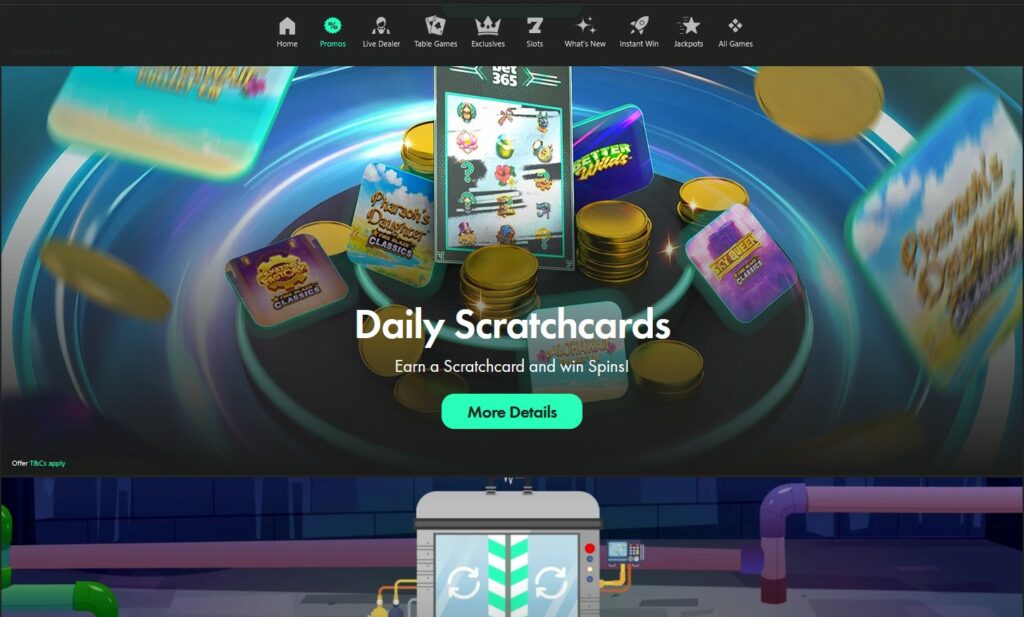 bet365 Casino Promotions Page