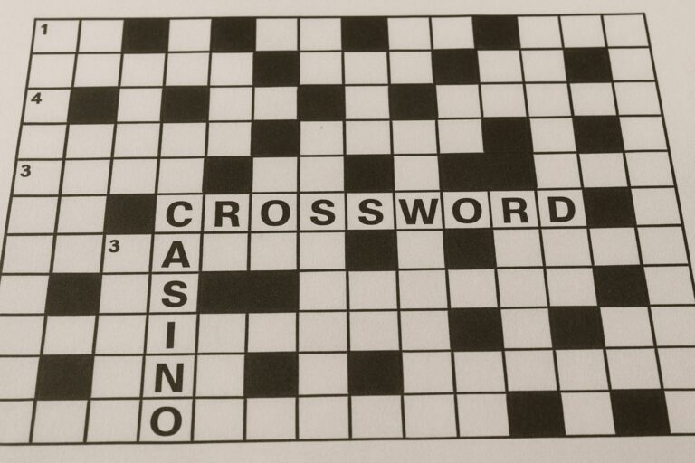 Casino Crossword Puzzle