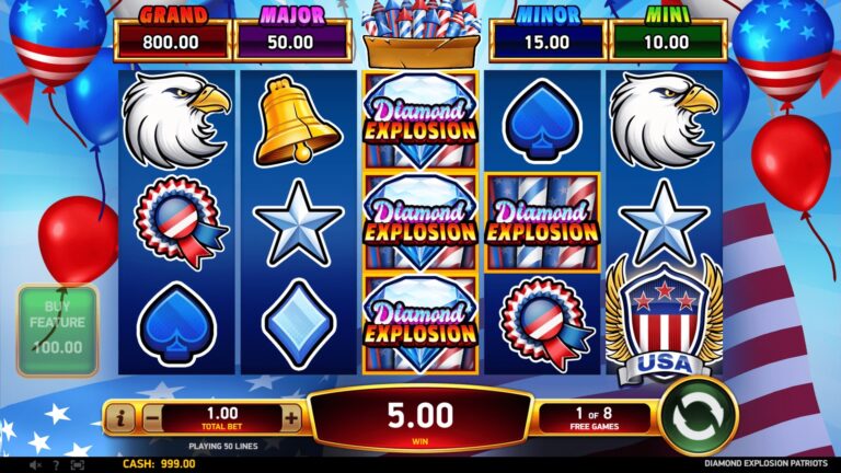 Ruby Gaming Diamond Explosion Patriots