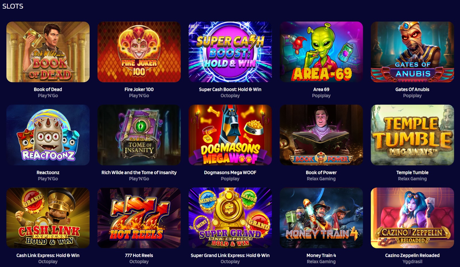 LyraBet Casino Slots