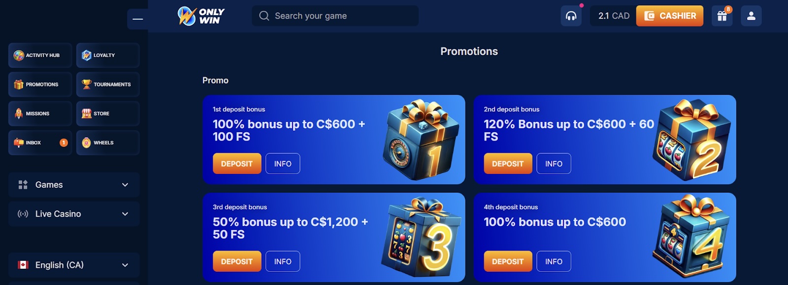 OnlyWin Casino