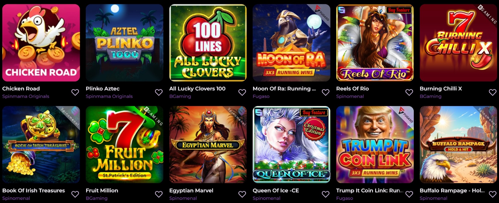 SpinMama games