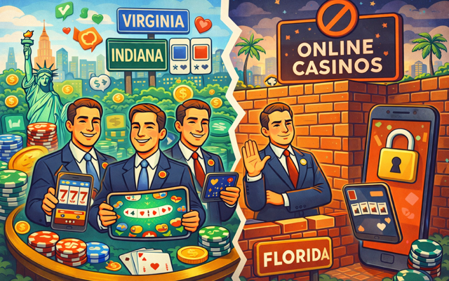 2026 Online Casino Map: States Saying Yes and No to iGaming This Year