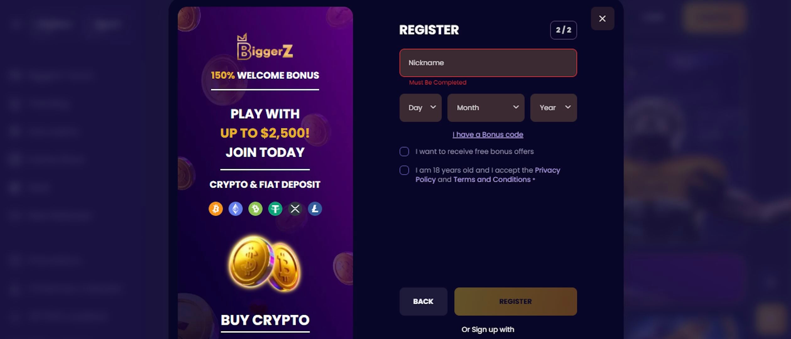 BiggerZ Casino