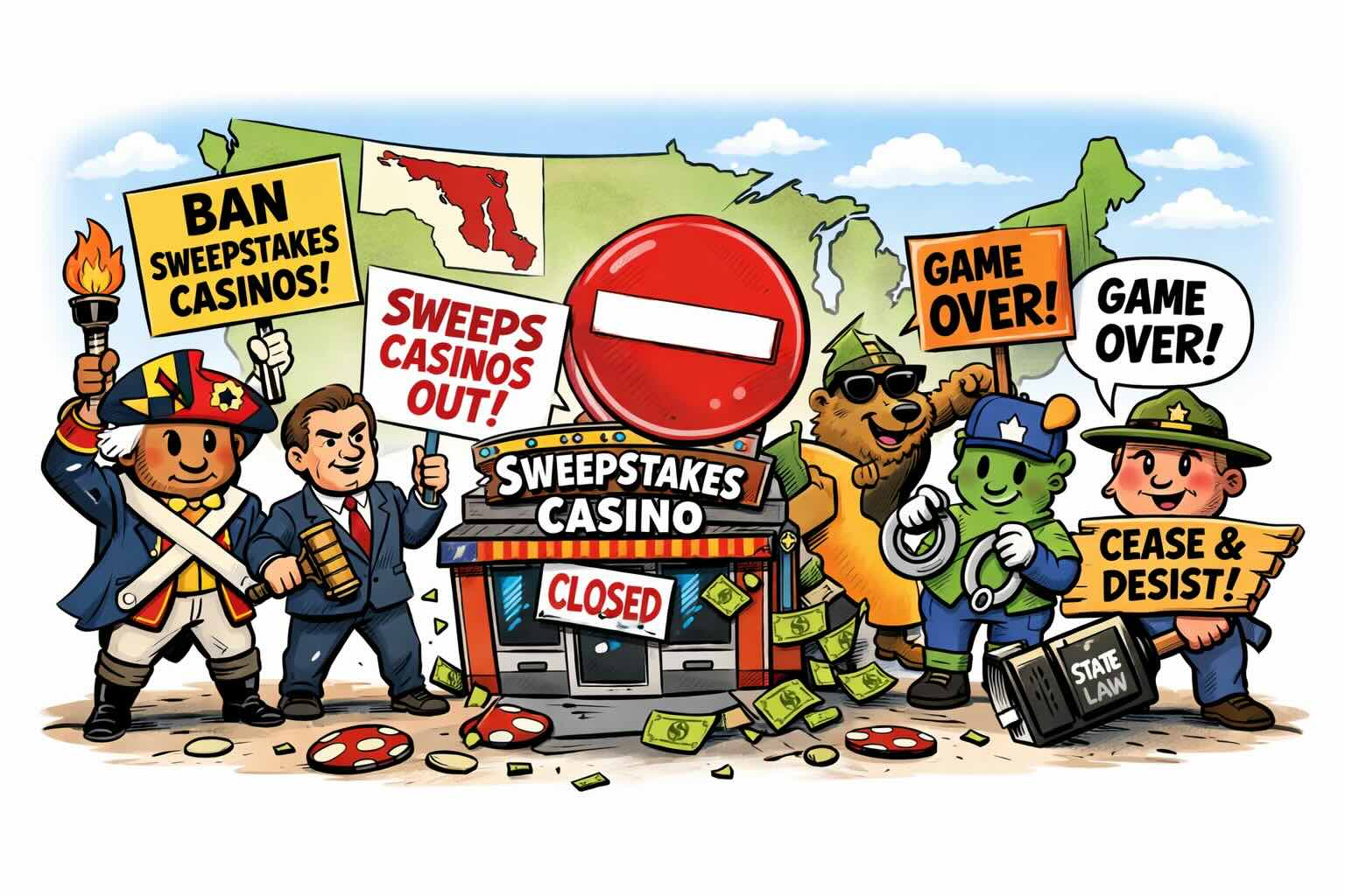 Sweeps Casino Bans