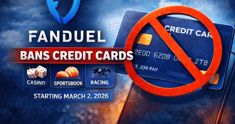 FanDuel bans credit cards March 2026