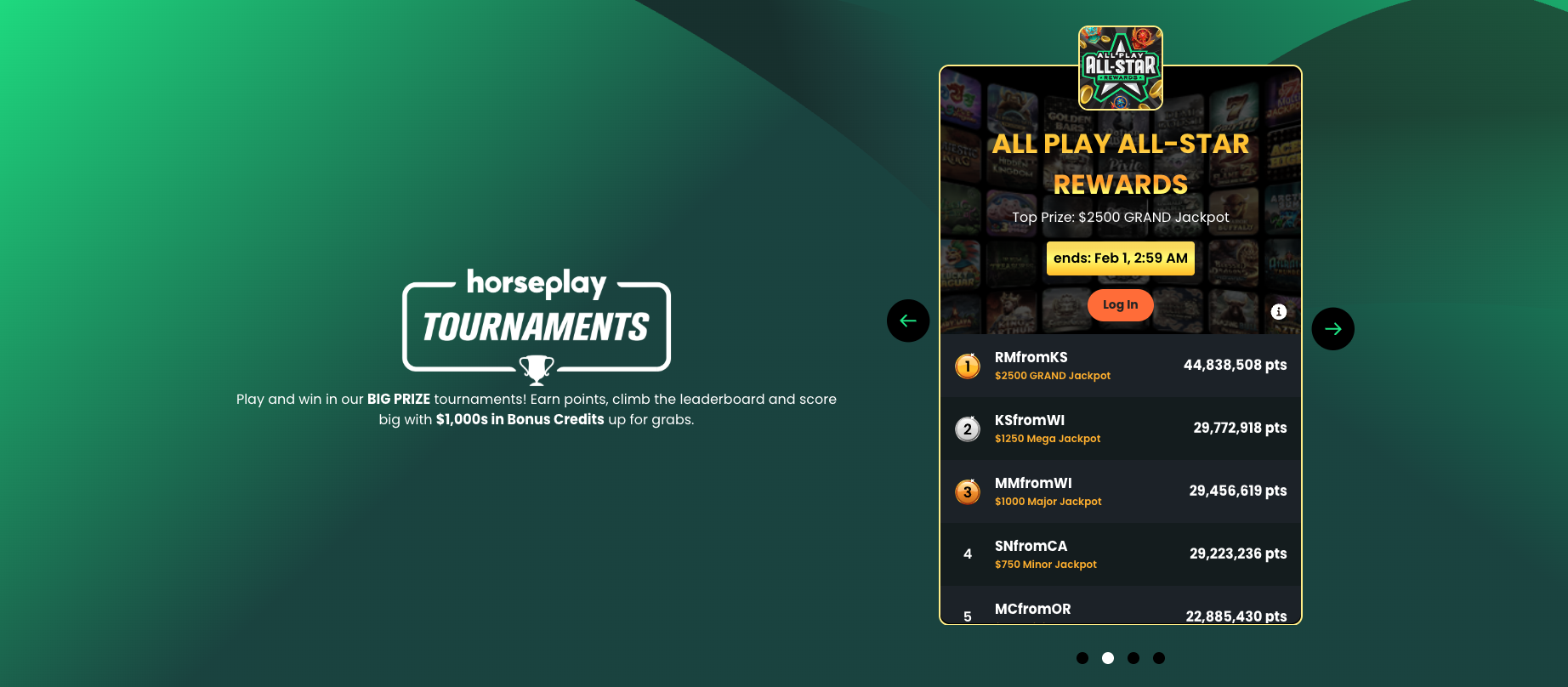 Horseplay Racing Tournaments