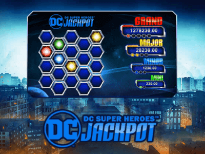 DC Super Heroes Jackpot Playtech