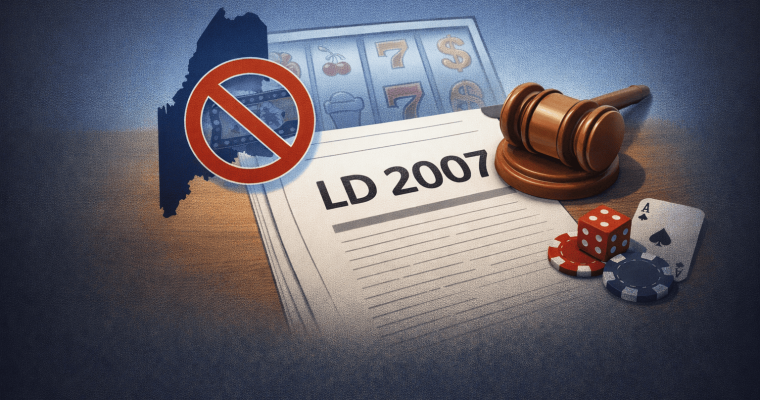 Maine legislation LD 2007 - crackdown on online sweepstakes casinos to be signed by governor