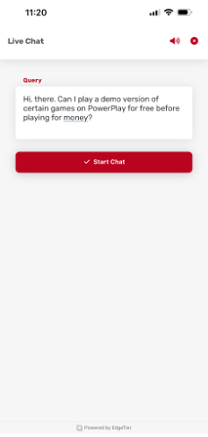 PowerPlay Live Chat - Can I play a demo version of certain games on PowerPlay for free before playing for money?