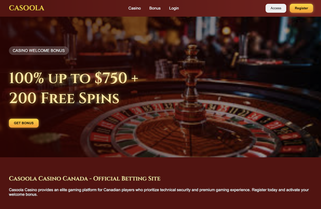 Casoola Online Casino Canada