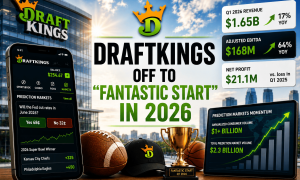 DraftKings off to a fantastic start in 2026 as prediction markets take center stage
