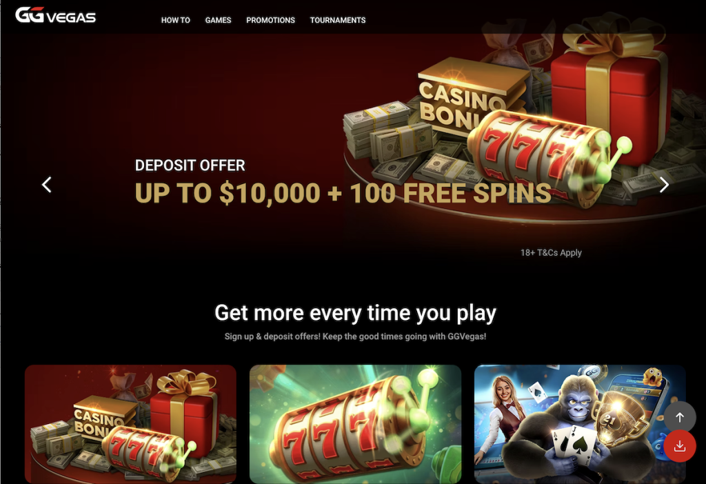 GG Vegas Casino Screenshot