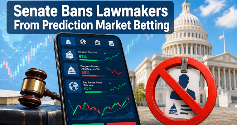 Senate Bans Lawmakers From Prediction Market Betting