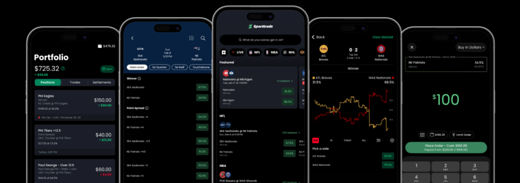 Sporttrade App Array
