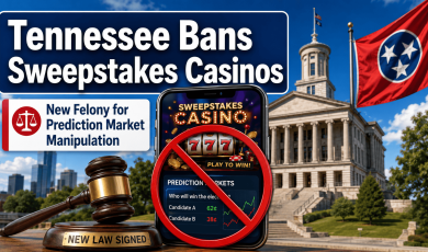 Tennessee Bans Sweepstakes Casinos Goes After Prediction Markets