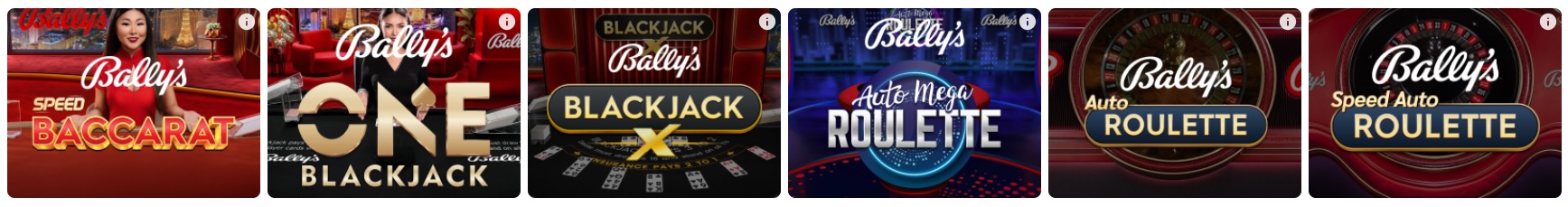 Bally Bet Exclusive Games