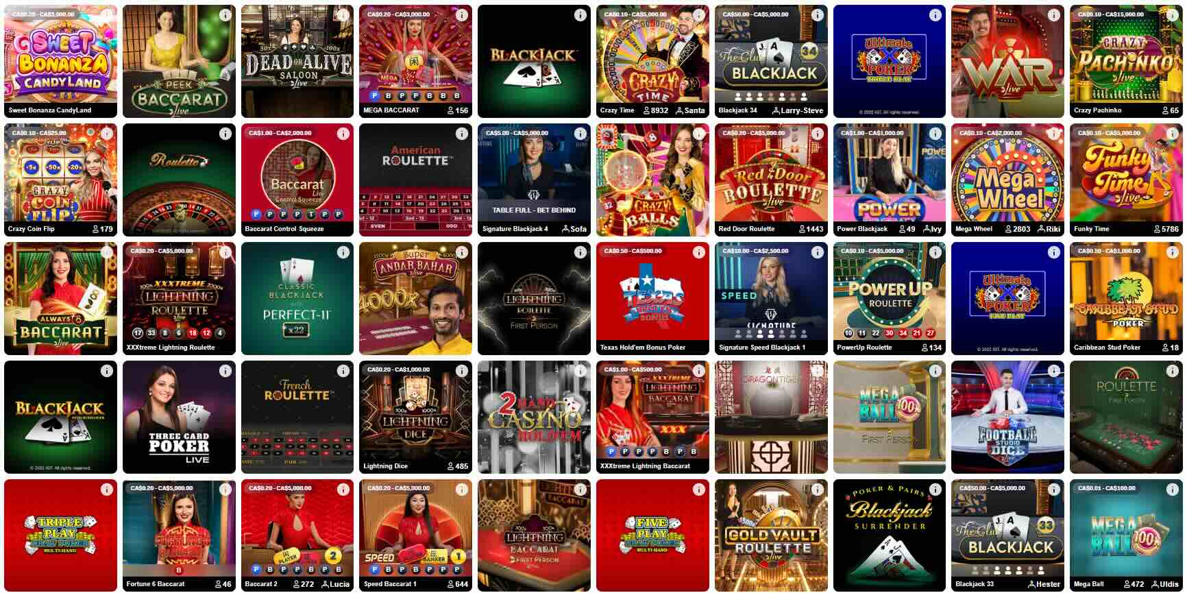 Bally Bet Live Dealer