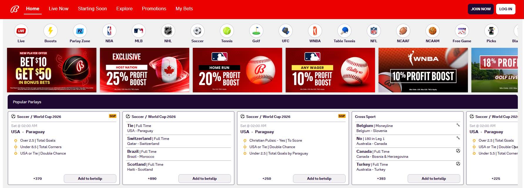 Bally Bet Sportsbook