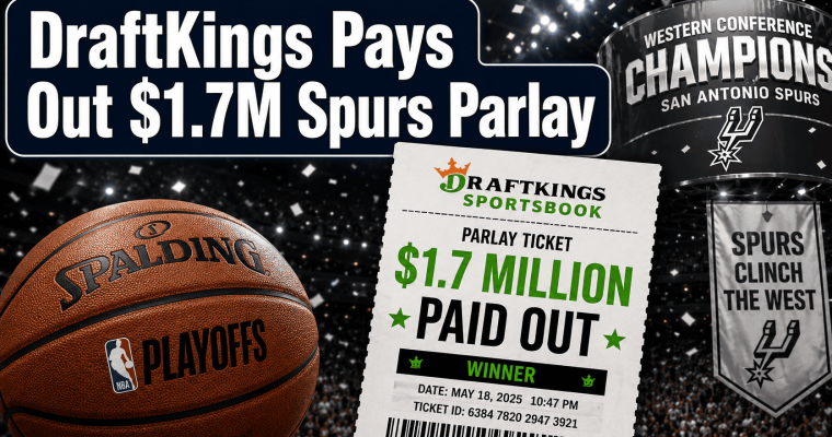 DraftKings Pays Out 1.7M Spurs Parlay