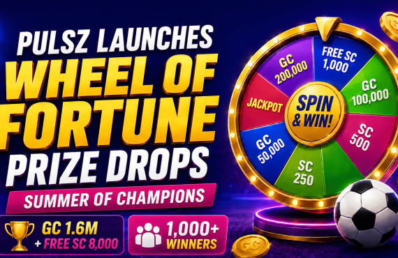 Pulsz Launches Wheel of Fortune Prize Drops Promotion for Summer of Champions Campaign