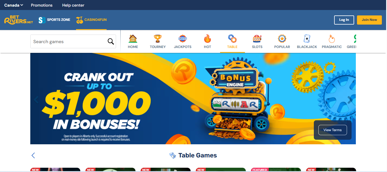 BetRivers.net Games