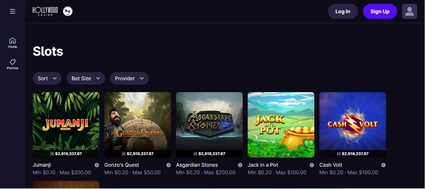 Hollywood Casino Canada Slots