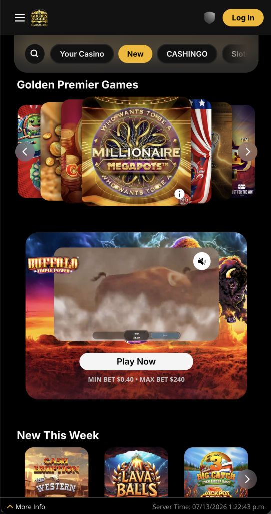 Golden Nuggets Casino Alberta App