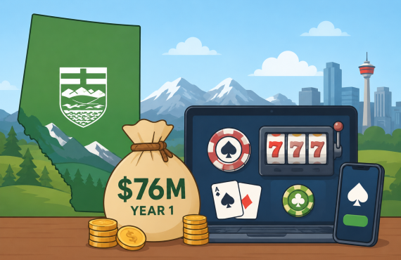 Alberta Projects $76M in Year-One iGaming Revenue