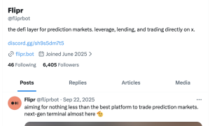Flipr Bot X Account