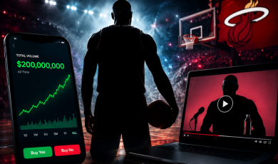Lebron's Next Team Betting Volume Image