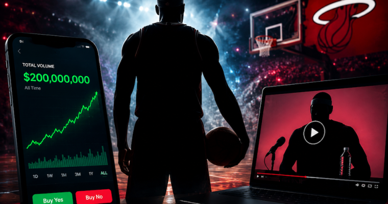 Lebron's Next Team Betting Volume Image