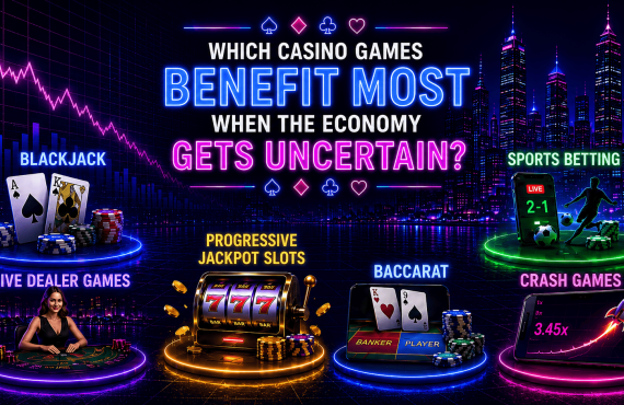 Which Casino Games Benefit Most When the Economy Gets Uncertain?