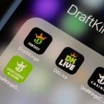 Assorted mobile apps owned by DraftKings