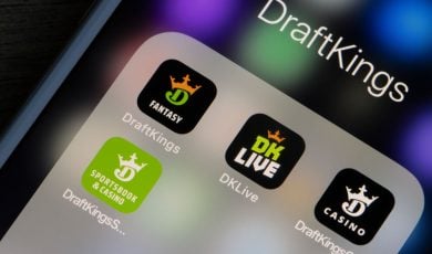 Assorted mobile apps owned by DraftKings
