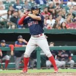 Boston Red Sox shortstop Xander Bogaerts at Oriole Park