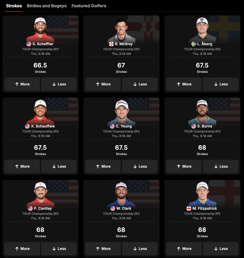 DraftKings Pick6 PGA Tour Picks