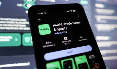 Kalshi Prediction Market Trading App Displayed On Smartphone With Live Event Contracts