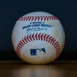 Used Baseball with 'Official Major League Baseball' Inscription