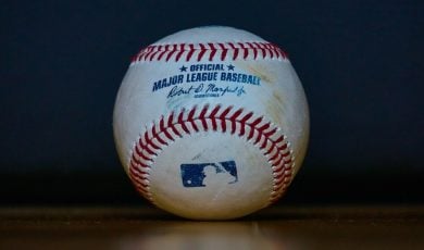Used Baseball with 'Official Major League Baseball' Inscription