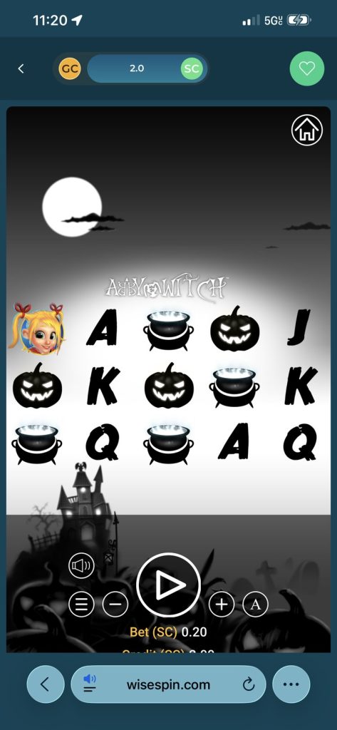 Wisespin Casino Abby and the Witch Game