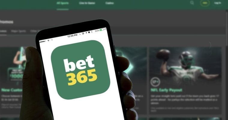 bet365 logo seen on a mobile device