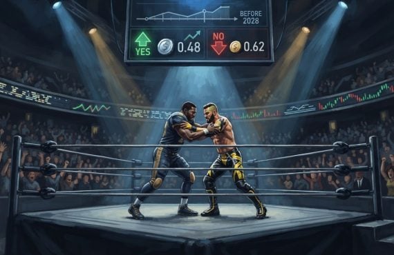 Kalshi market puts Tom Brady WWE fight before 2028 at roughly even odds